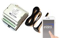 GSM Gate Controller Enhet Eldes ESIM120 DIN-skena