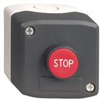 Tryckknappslåda 1-knapp STOPP XAL-D116